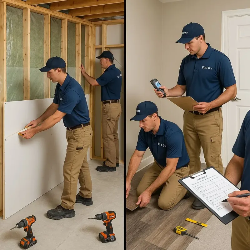 Repairs and Reconstruction process in Nashua, IA
